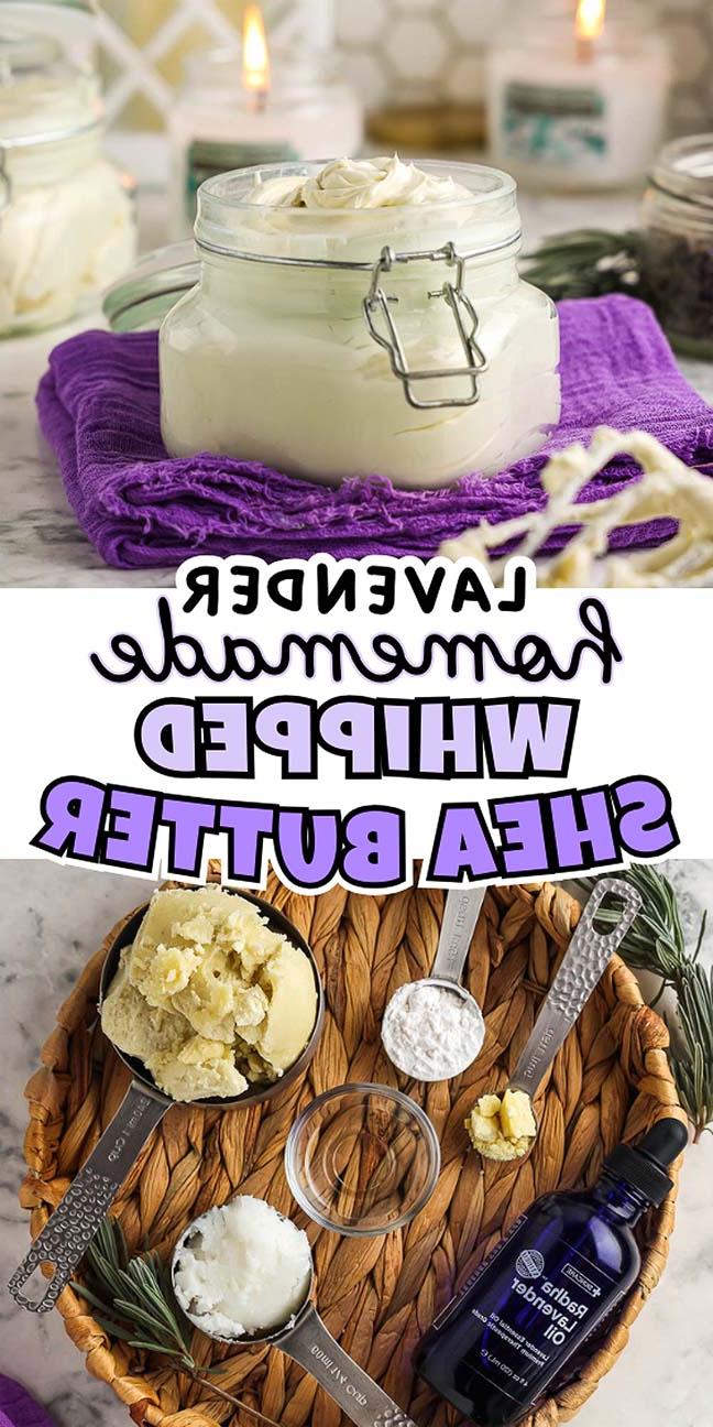 Χτυπητό βούτυρο καριτέ που παρουσιάζεται σε βάζο, με τα συστατικά του να εμφανίζονται για την παρασκευή.