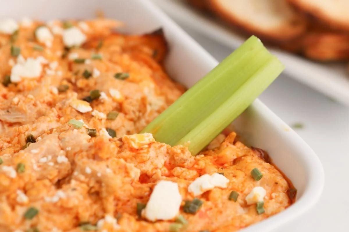 Καπνιστό Buffalo Chicken Dip.