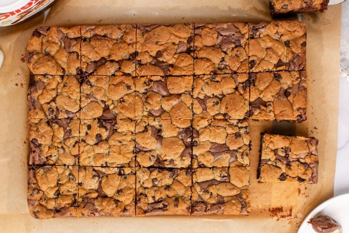 54 Πεντανόστιμες Συνταγές Πίλσμπερυ 8 Nutella Brookies.