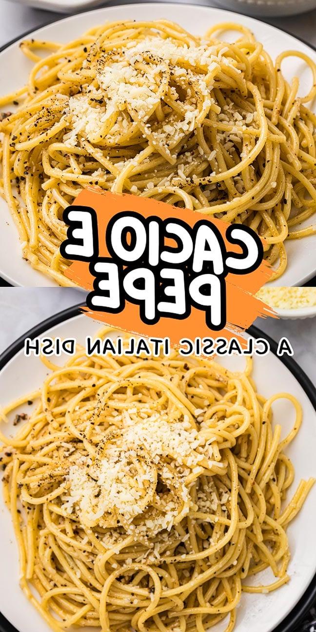 Τυρί και Πιπέρι 20 Ένα πιάτο Cacio e Pepe με τριμμένο τυρί και μαύρο πιπέρι, που αποτυπώνει τέλεια την ουσία του "Cacio e Pepe: Ένα Κλασικό Ιταλικό Πιάτο".