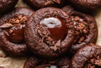 Rich Chocolate Thumbprint Delights