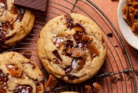 Decadent Brown Butter Toffee Chocolate Chip Cookies