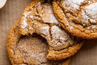 Spiced Molasses Crinkle Cookies