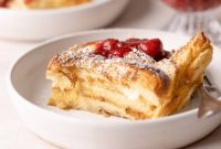 Overnight Brioche French Toast Bake