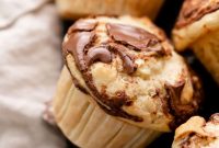 Nutella Swirl Banana Muffins