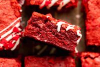 Crimson & Cream Brownie Bliss