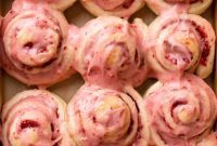 Luscious Strawberry Cinnamon Rolls