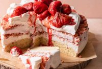 Strawberry Shortcake Ice Cream Delight