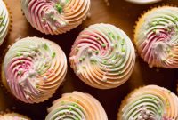 Swirled Sherbet Cupcakes