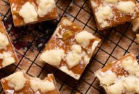 Irresistible Salted Caramel Apple Bars