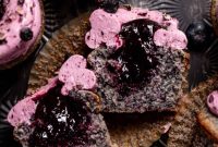 Bursting Blueberry Cupcakes