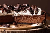 Velvet Dark Chocolate Mousse Pie