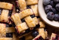 Sweet Blueberry Lattice Bars