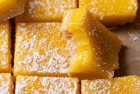 Zesty Lemon Bars with Buttery Shortbread Crust