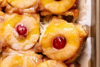 Caramelized Pineapple Cinnamon Buns
