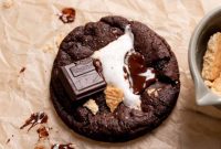 Ultimate Double Chocolate Smores Cookies