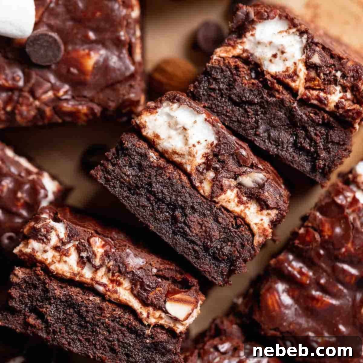 Loaded Rocky Road Brownies 29 featured 9369