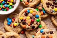 M and M Chocolate Chip Cookie Bliss
