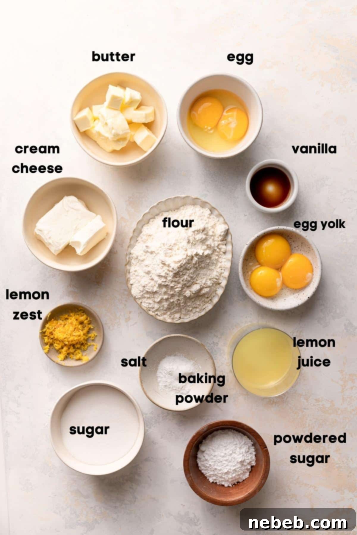 Simple Sunshine Lemon Squares 3 ingredients needed to make this recipe.