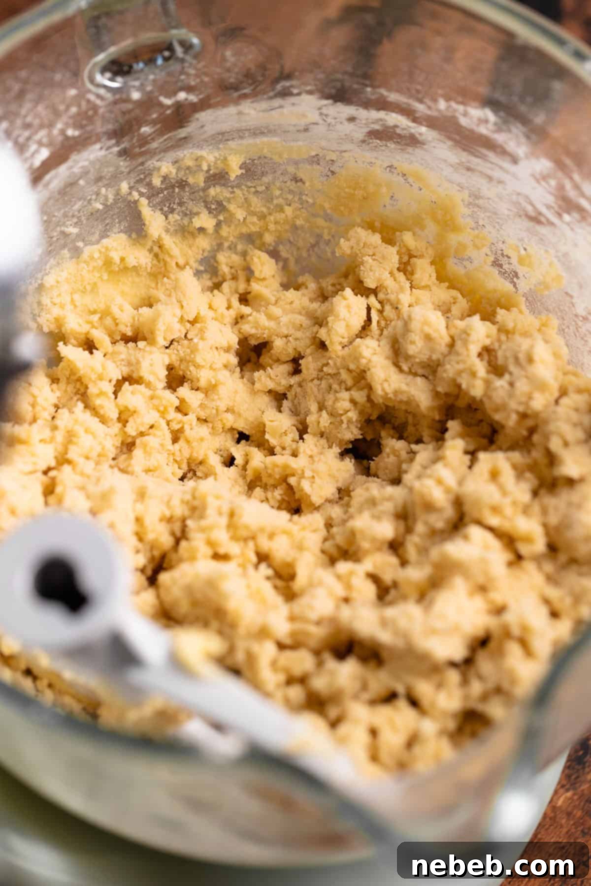 Perfect Bakery-Style Cut-Out Sugar Cookies 5 Sugar cookie dough in a mixing bowl.